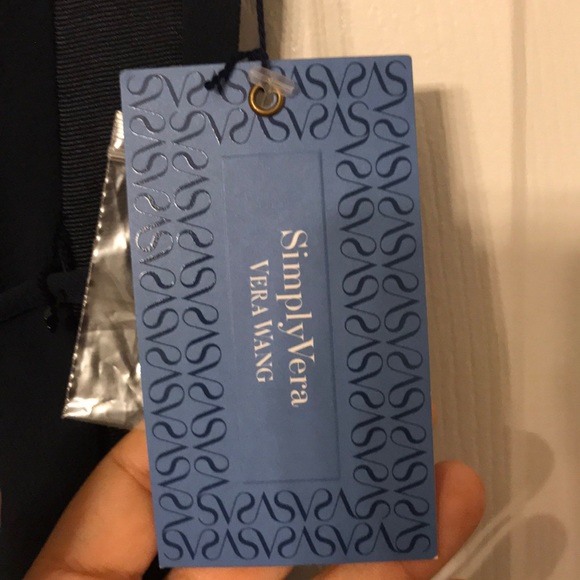 NWT Simply Vera Navy Blue Dress - Picture 5 of 6